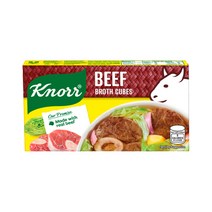 Knorr Beef Broth Cubes Stock 60g 크노르 비프 큐브 스톡 60g [6pcs], 1