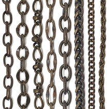 12종 앤티크골드 악세사리부자재 체인 쇠사슬 빈티지 신주버니시체인