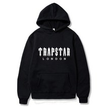 트레이닝복 땀복 남자 남성 트레이닝세트 TRAPSTAR 브랜드 Tracksuit 까마귀 편지 인쇄 양털 대형 패션 힙합 Streetwear 조깅 복장 세트