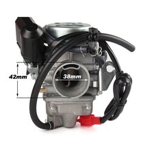 오토바이엔진 Gy6 100cc 125cc 엔진 오토바이 ATV Go Kart Moped 및 Scooter dirt bike PD24J 24mm carb 전, 한개옵션0