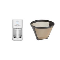 쿠진아트 DCC-1120BK 클래식 커피메이커, White_Coffeemaker + Coffee Fil