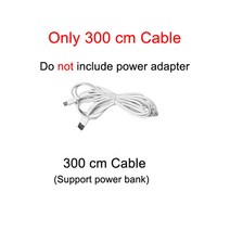 CCTV 원래eu 전원 어댑터 충전기 미니 usb 커넥터 모니터vb601 vb603 bm603 vb605 baby nanny 카메라dc 5v 1000ma, 300cm 케이블만