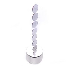 강력한 영구 원형 네오디뮴 자석 희토류 NdFeB 갈륨 금속 또는 40x20mm N52 50x30mm 1 개, [02] 40X20mm