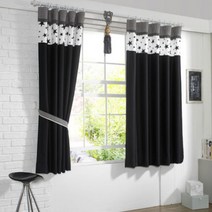 옛고을커텐 루루암막커튼 작은창커튼 빛치단 가로100cmx세로150cm 2장