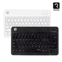 로이체 슬림 초경량 블루투스키보드 KT5 PRO / 팬터그래프 / 스마트기기연결, KT5 PRO 블랙