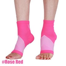 족저근막염 양말 발목 브레이스 압박 슬리브 발바닥 발 아치 지지대 아킬레스 건염 뒤꿈치 통증 완화 1 쌍