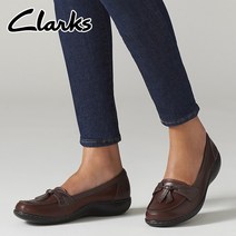 클락스 애슐랜드 여성 로퍼 브라운