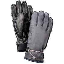 헤스트라 겨울 장갑 Hestra Winter Glove 따뜻한 가죽 레트로 스타일, Grey  Black