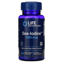 Life Extension 라이프익스텐션 씨 요오드 아이오딘 아이오다인 1000mcg 60정 Sea-Iodine