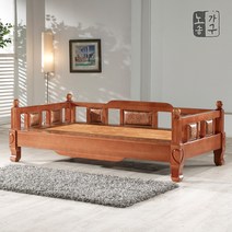 노송가구 사라 오렌지 흙침대 카우치소파 싱글(S)