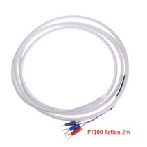2M PTFE PT100 RTD 전문 3 와이어 온도 센서 오일 방수 방지 방지, 1개