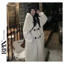 SJW 뽀글이 떡볶이 후드 코트 롱 여성 빅사이즈 후리스 플리스 겨울옷 아우터 자켓
