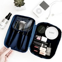 블랑블랙 일러스트 파우치 파리 휴대용 여행용 팝아트 화장품 메이크업백