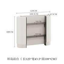 간이 카운터테이블 접이식 리셉션 모델하우스 전시회 안내데스크, 화이트
