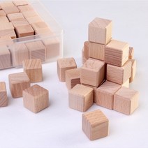 퍼즐리아 쌓기나무 100p 원목교구 모서리 라운딩처리