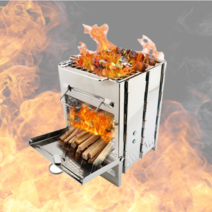 불멍 화로대 가정용 캠핑용 조리가능 BBQ 캠프파이어 차박 우드스토브