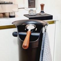 카페 스탠드형 넉박스 프로 스텐드 상업용 넛박스 커피 찌꺼기통 매장형 매립형 매립, 스탠드 넉박스+클립타월+봉투25매+엠보싱타월