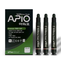 아피오 웰빙 초크 펜(신형) 1갑10개입, 10개, 빨강색