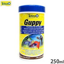 테트라 구피 250ml 열대어 물고기 사료 먹이