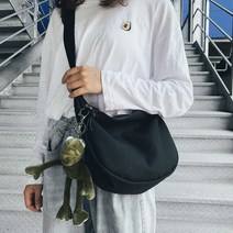 Zeresi 베이직 캔버스 크로스백 숄더백