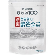 명품천일염 굵은소금, 5개, 3kg