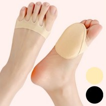 중족골패드 앞꿈치패드 발바닥패드, 블랙 1개