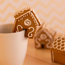 미니 진저브래드 하우스 쿠키커터/허니버니쿠키커터/아이싱쿠키커터/크리스마스 쿠키커터, (A) 4.0 cm 4종 세트