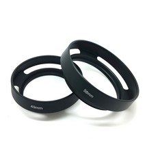 Mingjin 니콘 캐논 소니 펜탁스 후지필름 카메라 용 37mm-62mm 금속 중공 렌즈 후드 태양 그늘 커버, 40.5mm