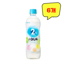 롯데칠성음료 2% 부족할때 아쿠아 500ml x 6개