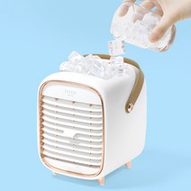 루루아 윈디 미니 냉풍기 휴대용 에어컨 에어쿨러 얼음선풍기 냉방기 이동식냉풍기 미니냉풍기, 루루아 휘쎄(화이트)