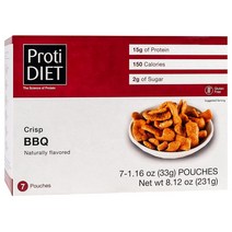 Proti BBQ Protein Crisps 15g Protein Aspartame Sucralose Free Protein 7 Box
