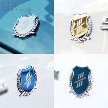 JS automotive 페라리 488 스파이더 로마 F8 812 SF90 812 필러 휀다 휀더 바디 미러 포인트 엠블럼 장식 튜닝 몰딩 인테리어 악세사리 윈도우 용품, 낱개 1P_골드