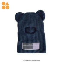 모자 니트 얼굴 스키 귀 곰돌이 비니 보호