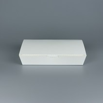 김밥 종이도시락 백색 SKY 무지도시락 2줄 600개, 단품