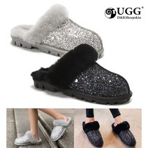 DK 어그 슬리퍼 UGG 털슬리퍼 여성 겨울 블랙 양털 호주