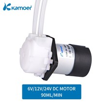 1마력모터 수중펌프 양수기Kamoer-미니 KPP 워터 펌프 6V/12V/24V DC 모터 연동 도징 실리콘 튜브 포함, 04 12V L type_04 S05