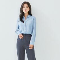 로엠 베이직 셔츠형 블라우스 (3colors)_ RMBLC49R03