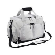 Ultimate Gym Bag 2.0: 내구성이 뛰어난 크라우드소스 디자인 더플 백 방수 파우치를 포함한 10개의 최적의 수납 공간 블랙., Small (15