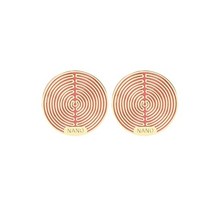 전자파 전자파차단 전자파차단스티커 보호필름 6pcs 라운드 양자 방패 스티커 안티 방사선 보호 정제 모든 전자 장치에 대 한 휴대 전화 5g wi-fi emf 스티커, 2골드