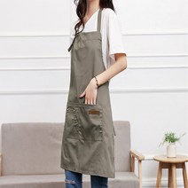 쇼핑피플 모던 공효진 앞치마, 1개, 레드