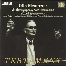 [CD] Otto Klemperer 모차르트: 교향곡 29번 / 말러: 교향곡 2번 (Mozart : Symphony No.29 K.201/186a Mah...