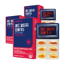 뉴트리원 임영웅 레드알티지오메가3 30캡슐 우리가족 건강 오메가3, 3개