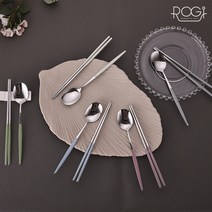로기 콜로 세라믹 수저세트 5color (숟가락 젓가락) 국산 27종 스텐 수저, 아쿠아블루