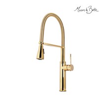 메종드바스 MB-180S 보니타 명품 무광 거위목 골드 주방 싱크대 수전, GOLD