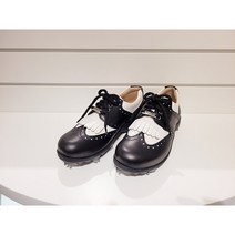 헬베스코 헬베스코 여성골프화 22 F/W 클래식 블랙 화이트 테슬골프화 스파이크 (5-10014-01-JESSY-2022)