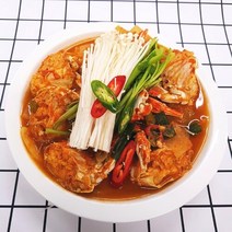 빙고씨푸드 손질다한 꽃게탕 1kg 숙성다대기 양념장+모둠야채+절단꽃게(국내산 서해안)