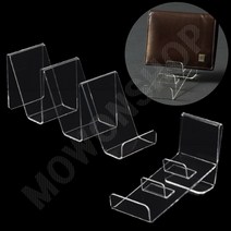 계단식아크릴 지갑진열대 전시대 거치대 받침대 아크릴받침 아크릴집기, (대형), 1개