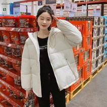 후드 숏 패딩 점퍼 자켓 여성 코트 빅사이즈