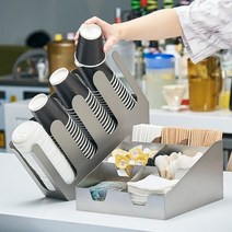 일회용종이컵홀더 컵홀더 카페컵홀더 종이컵거치대 일회용컵 탕비실, 1번