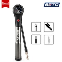 BETO 콤보 자전거 스마트 에어 펌프 타이어 전동 에어샥 충격 포크 호스 에어샥 고압 게이지 도로 MTB 사이클링 공기 팽창기 핸드, SP-005AG, 협력사, 01 SP005AG